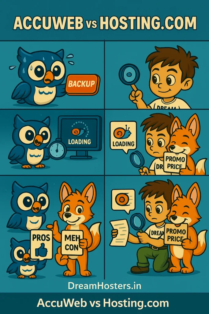 Hosting.com vs AccuWeb Hosting