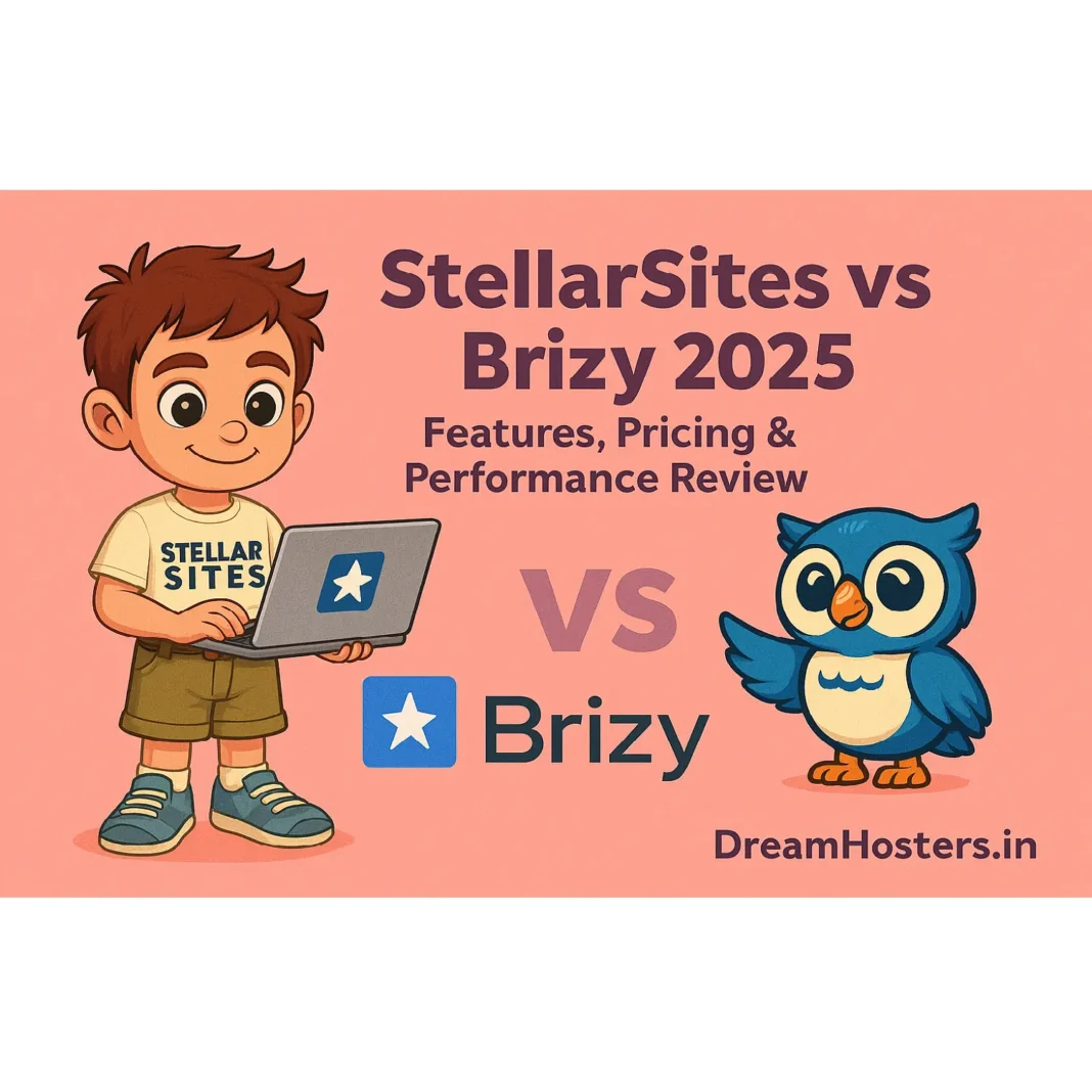 StellarSites vs Brizy