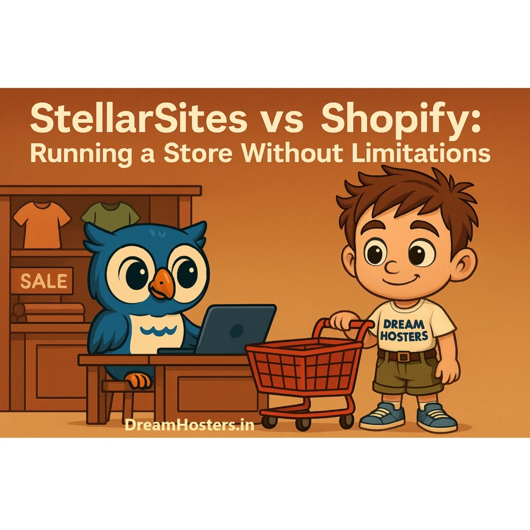 StellarSites vs Shopify
