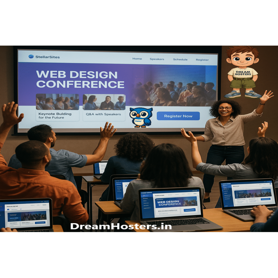 Events Website with StellarSites