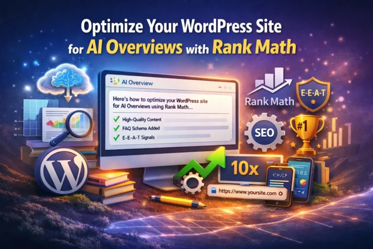 How to Rank in AI Overviews using Rank Math 2026