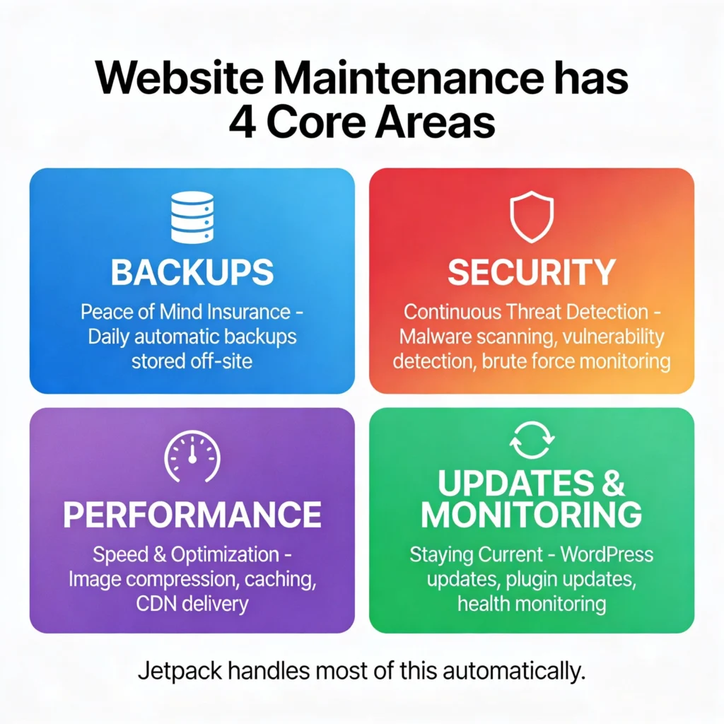 Website Maintenance: 4 Core Areas