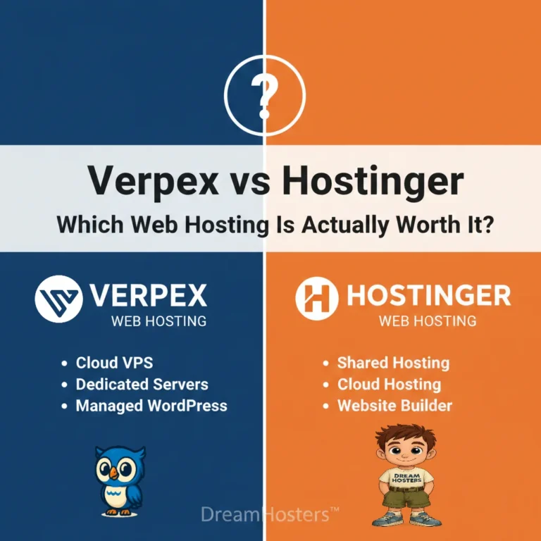 Verpex vs Hostinger