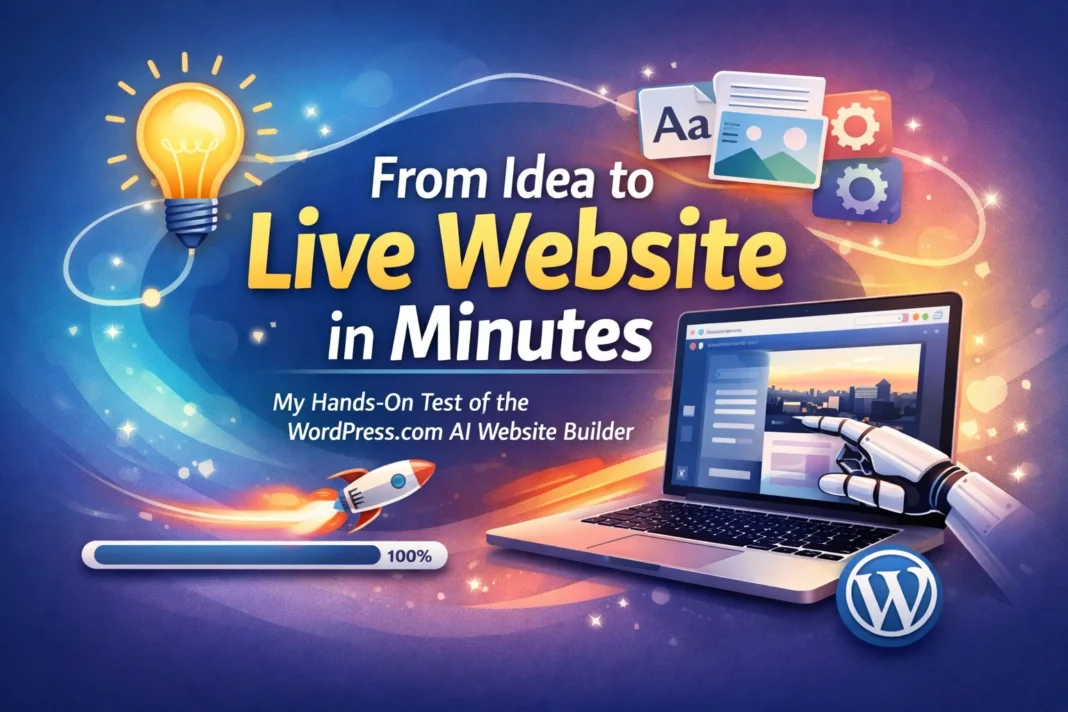 From Idea to Live Website in Minutes