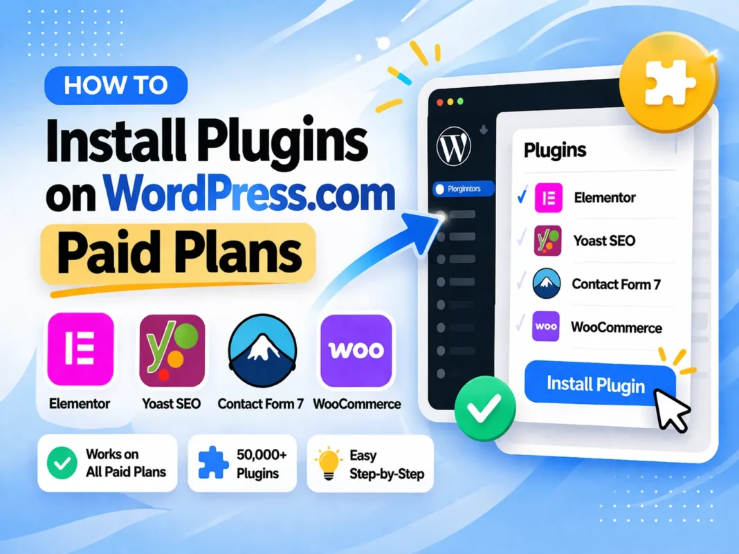 Install WordPress.com Plugins
