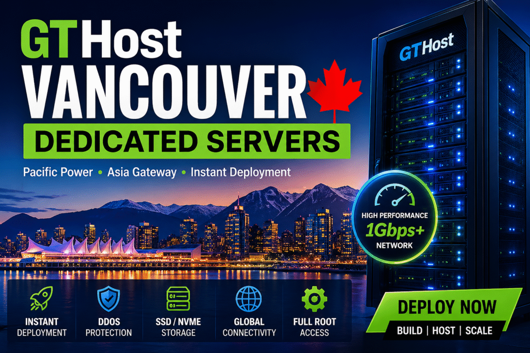 GTHost Vancouver Dedicated Servers